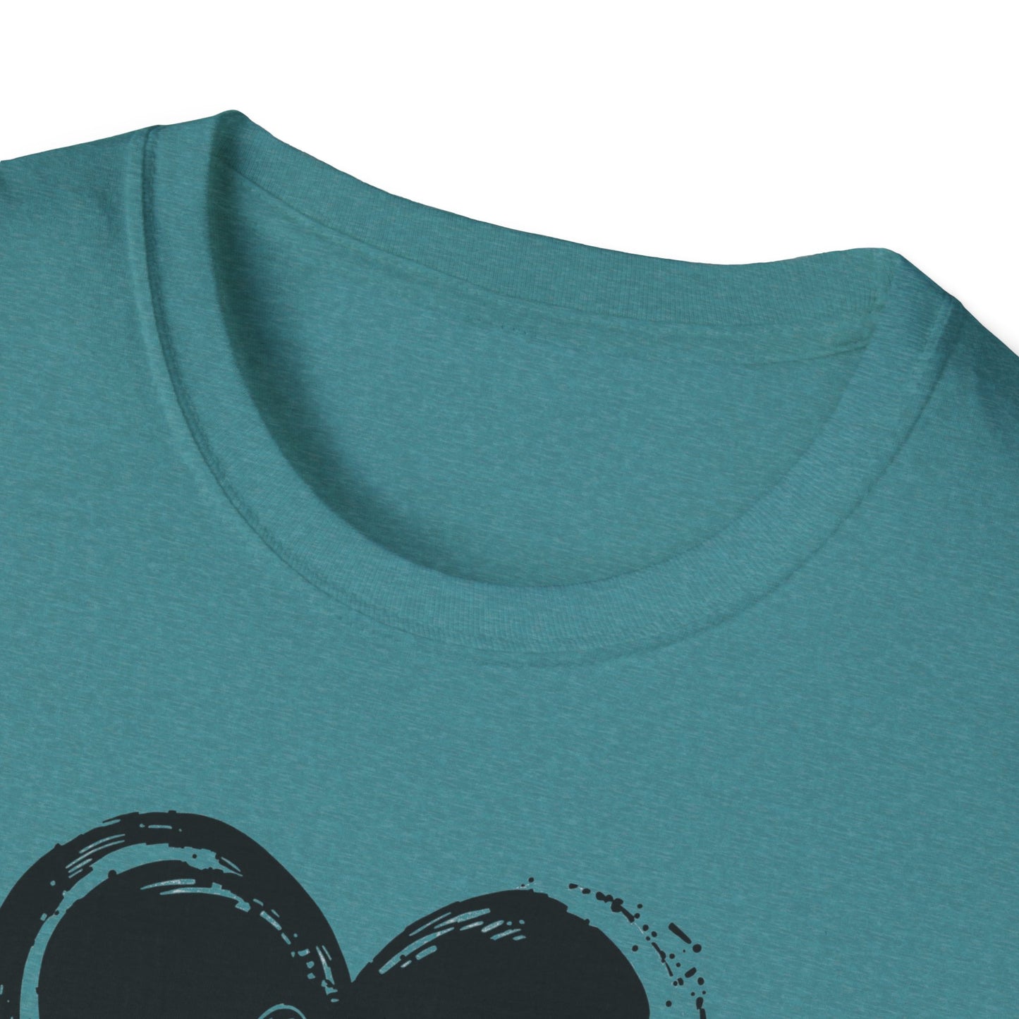 Dog Paw Heart T-Shirt — "All You Need is Love and a Dog" Pet Lover Tee