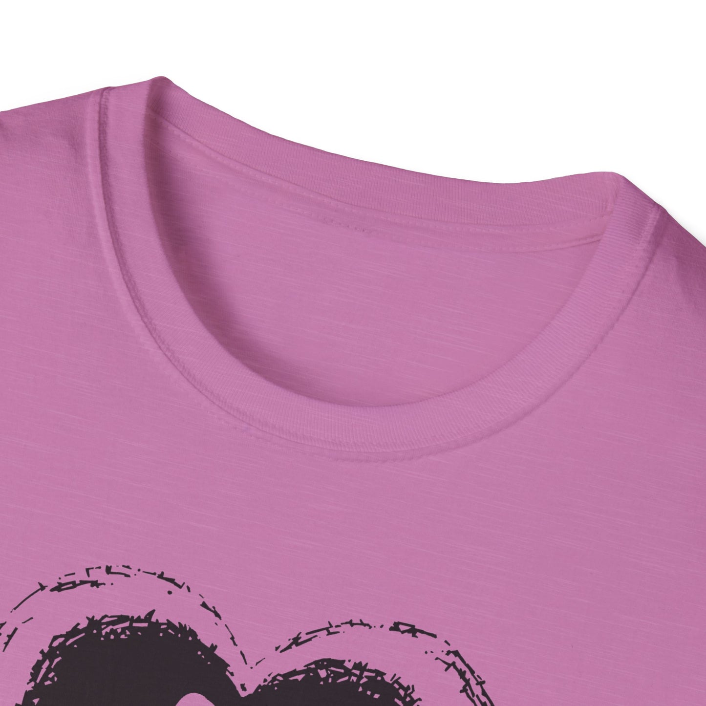 "She Saved Me First" Dog Adoption Shirt — Heart Paw Print Design