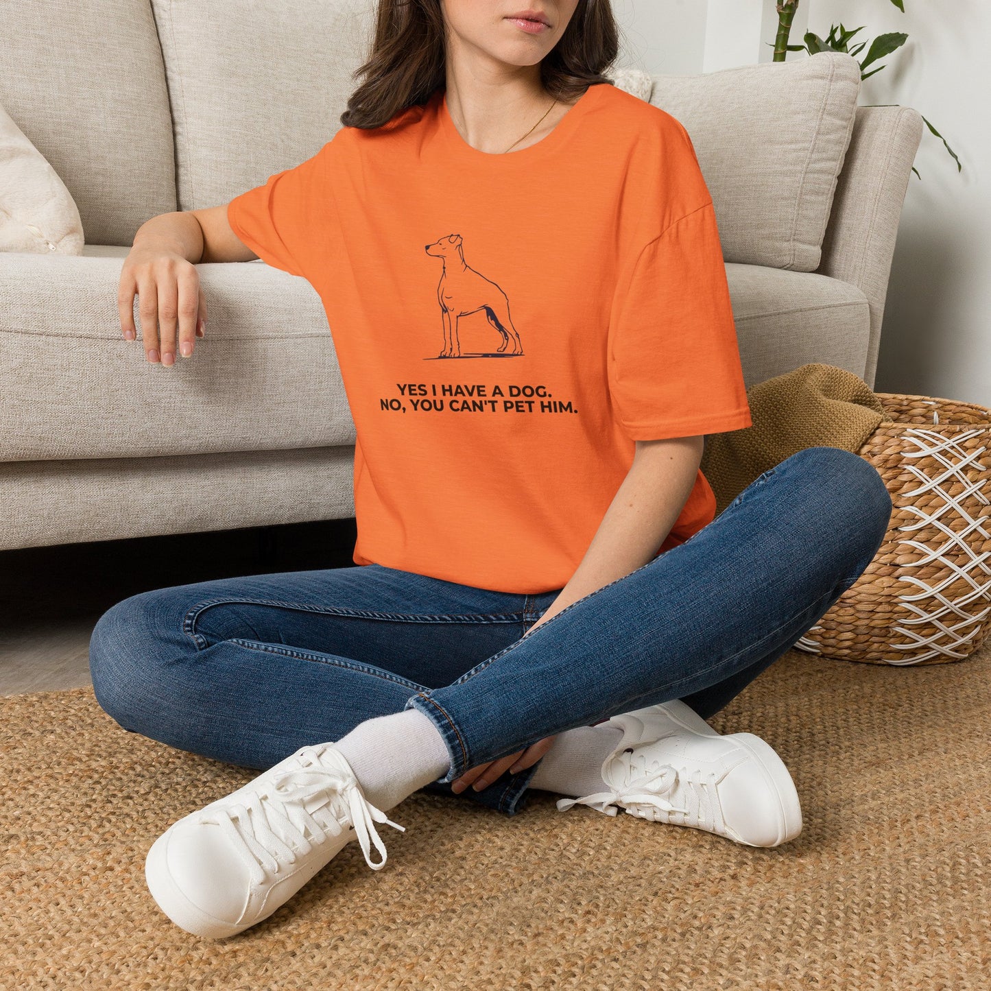 Dog Owner T‑Shirt — “Yes I Have a Dog. No, You Can’t Pet Him.”