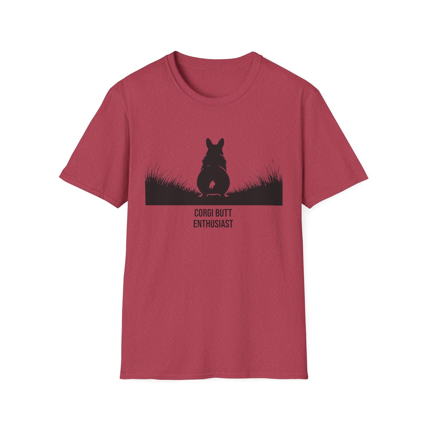 Corgi Butt T-Shirt — Cute Silhouette Dog Tee for Corgi Lovers