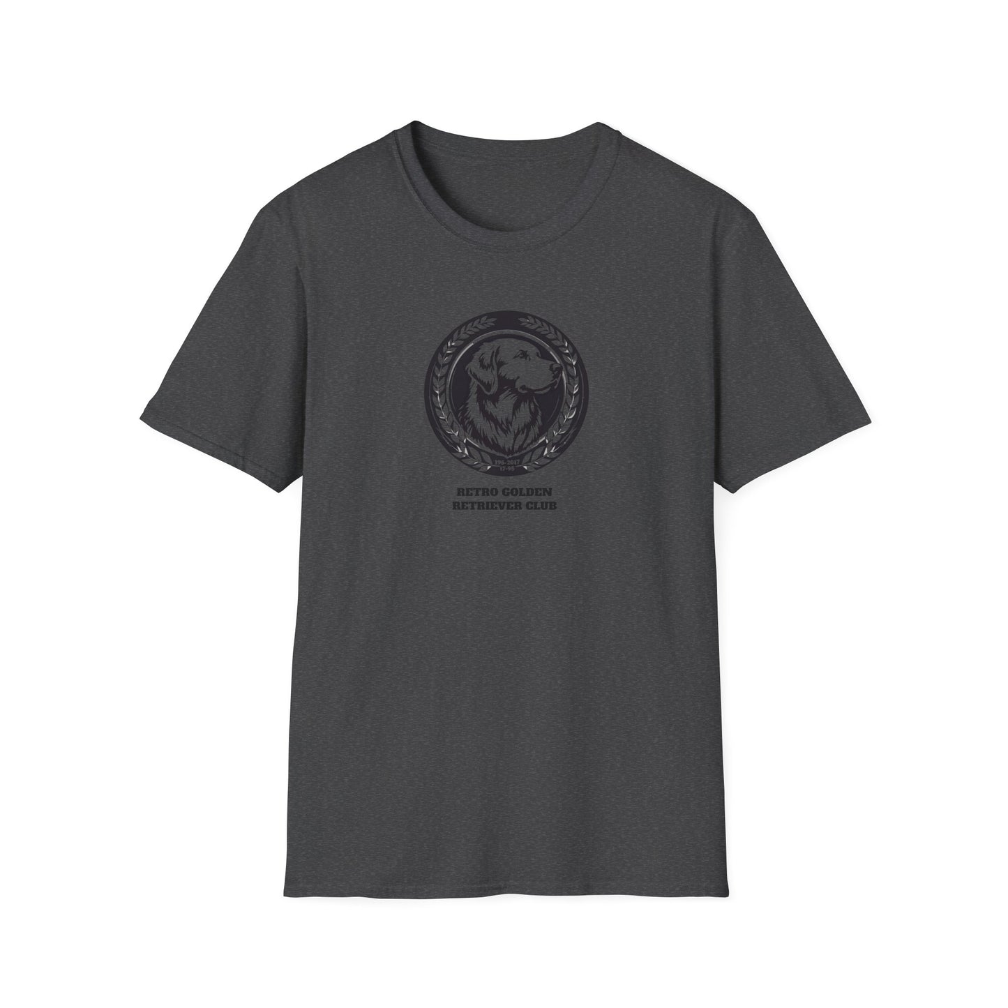 Golden Retriever Logo T-Shirt — Retro Golden Dog Graphic Tee